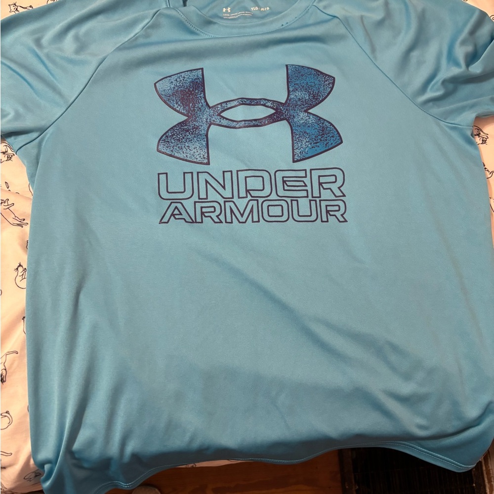 Under Armour Light Blue Performance Tee